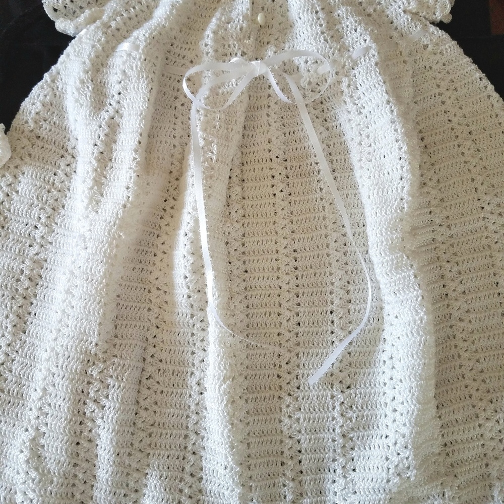 Baptism/Christening Outfit with matching blanket
